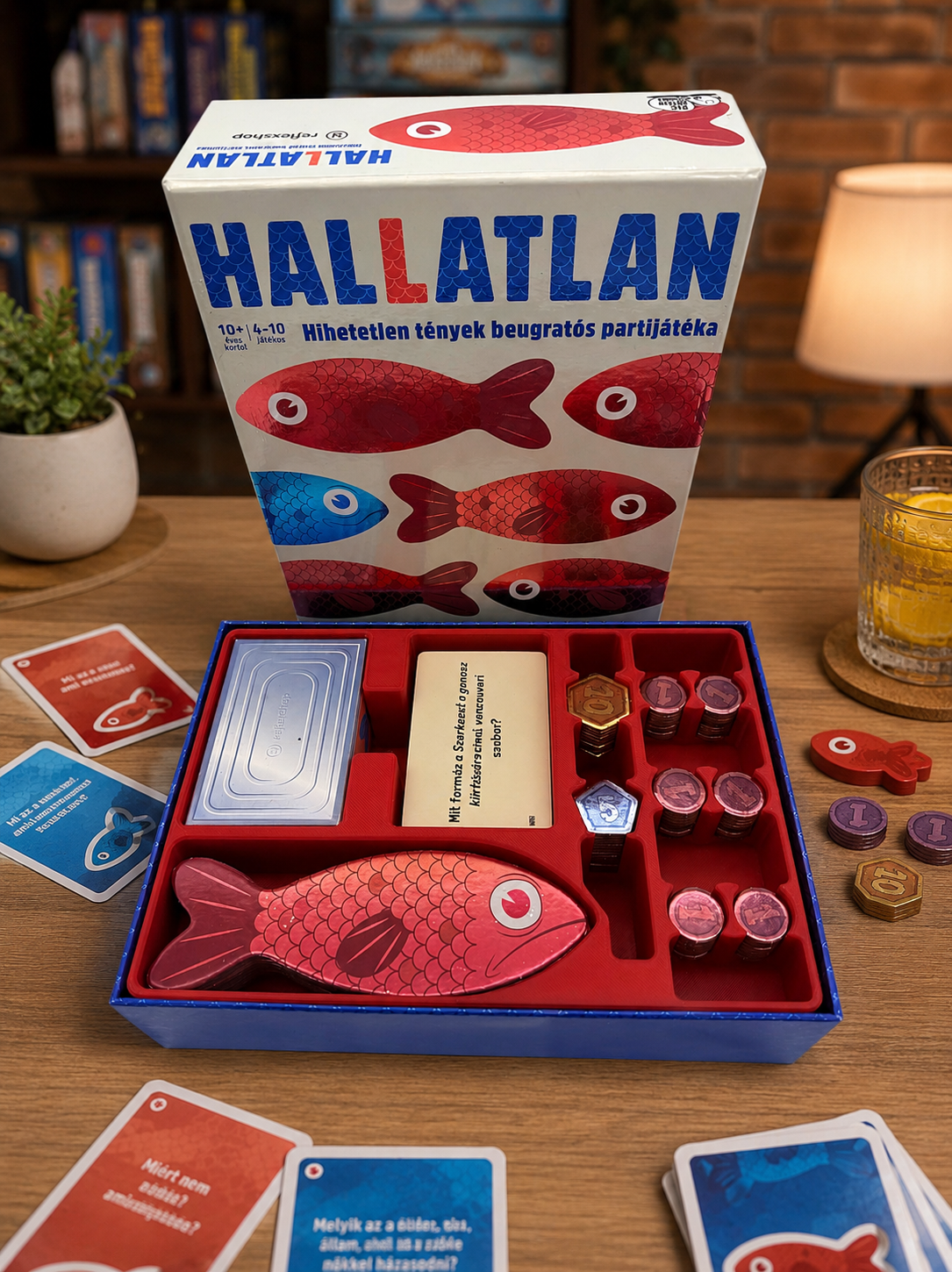Rendező (insert) a HALLATLAN társasjátékhoz